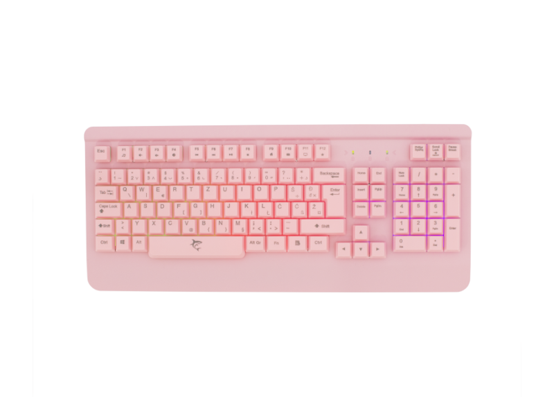 White Shark Mikasa gaming keyboard - roze -met verlichting