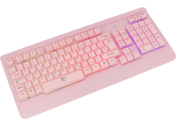 White Shark Mikasa gaming keyboard - roze -met verlichting