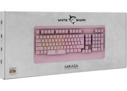 White Shark Mikasa gaming keyboard - roze -met verlichting