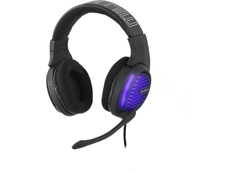 Millenium MH2 Advanced USB Gaming Headset voor de PC / MAC / PS4 met paarse LED verlichting