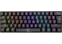 White Shark SHINOBI GK-2022 TKL Gaming toetsenbord met LED verlichting en Outemu Rode mechanische switches US Layout - Zwart