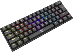 White Shark SHINOBI GK-2022 TKL Gaming toetsenbord met LED verlichting en Outemu Rode mechanische switches US Layout - Zwart