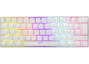 White Shark SHINOBI GK-2022 TKL Gaming toetsenbord met LED verlichting en Outemu Rode mechanische switches US Layout Wit