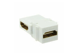 ACT Keystone koppelstuk HDMI female-female haaks