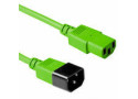 ACT Netsnoer C13 - C14 groen 5 m