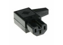 MPE-Garry C15 Power connector female haaks rechts voor 120 °C