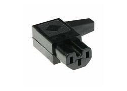 MPE-Garry C15 Power connector female haaks rechts voor 120 °C