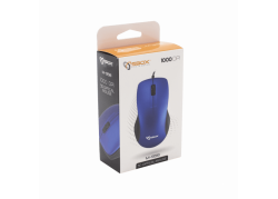 SBOX M-958 Optische Muis met Gevlochten USB kabel Blauw