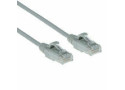 ACT Grijze 7 meter LSZH U/UTP CAT6 datacenter slimline patchkabel snagless met RJ45 connectoren