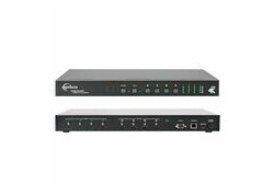 Opticis HDMI matrix switch 4 x 4 poorten