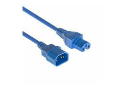 ACT Netsnoer C14 - C15 blauw 0,6 m