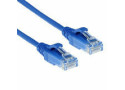 ACT Blauwe 0,15 meter LSZH U/UTP CAT6 datacenter slimline patchkabel snagless met RJ45 connectoren