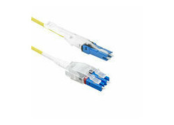 ACT 7 meter Singlemode 9/125 OS2 Polarity Twist uniboot duplex glasvezel patchkabel met CS - LC connectoren