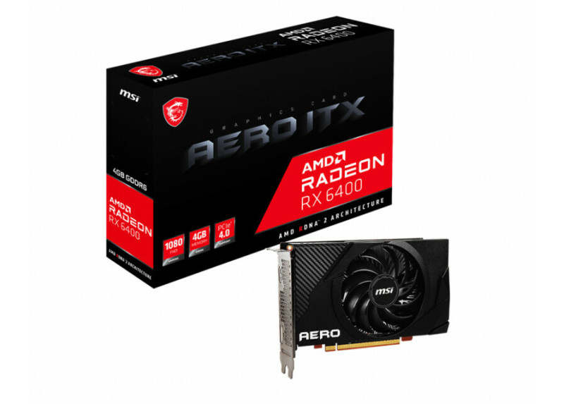 6400 MSI RX AERO ITX 4G 4GB/DP/HDM