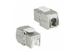 ACT Keystone Jack RJ45 CAT6 Shielded toolless met shutter