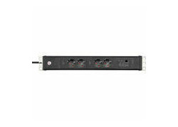 Brennenstuhl Premium Web-Line Internet 19" PDU 16A met 4x Type F stopcontacten, Main-Follow functie, LAN stopcontact