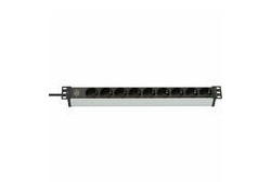 Brennenstuhl Alu-Line 19" PDU 16A met 9x Type F stopcontacten