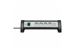 Brennenstuhl Premium Office-Line PDU 16A met 4x Type F stopcontacten, 2x USB