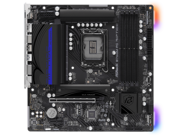 ASRock 1700 B760M PG Riptide - DDR5/DP/HDMI/M.2/ÂµATX