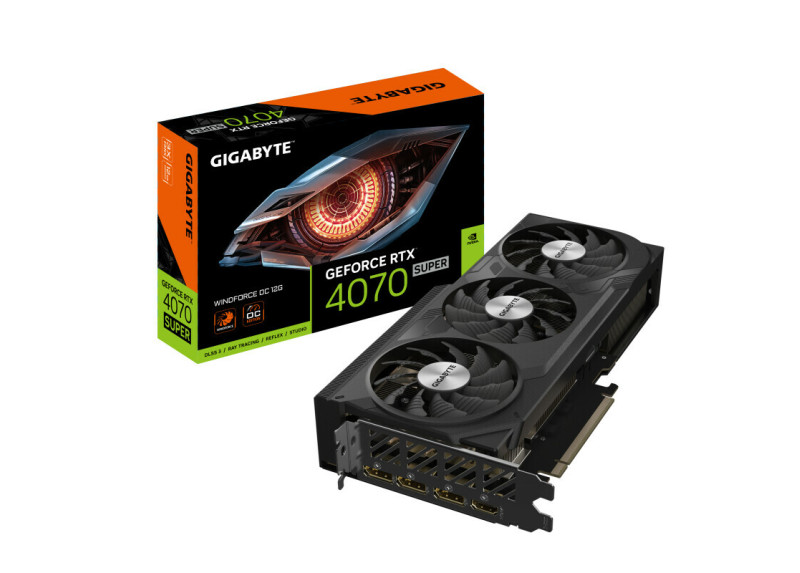 4070 Gigabyte RTX Super WINDFORCE OC 12GB/3xDP/HDMI