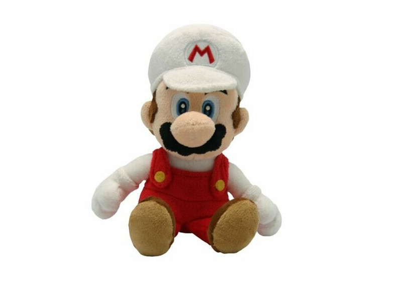 Super Mario Plushfiguur Fire Mario 21cm