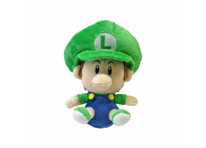 Super Mario Plushfiguur Baby Luigi 13cm