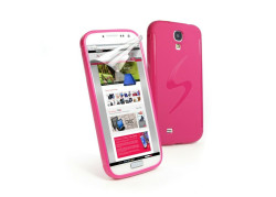 Tuff-Luv Gel &#039;S&#039; Smartphone case Samsung Galaxy S4 roze