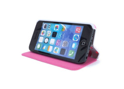 Tuff-Luv Slim-stand case iPhone 5c roze