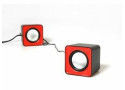 Media-Tech 6W stereo speakers USB rood