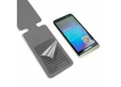 Tuff-Luv Uni-Fit Universal Faux Leren case cover & stand voor Smartphones - Zwart