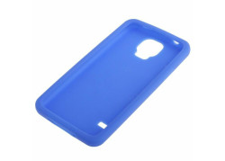 Tuff-Luv Silicone Gel Skin Case Cover voor de Samsung Galaxy S5 blauw