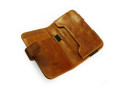 Vintage Leather Pouch Wallet Case Cover for Samsung Galaxy S2 S3 S4 - Brown (Free Screen Protector)