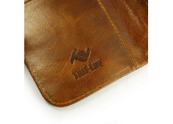 Vintage Leather Pouch Wallet Case Cover for Samsung Galaxy S2 S3 S4 - Brown (Free Screen Protector)