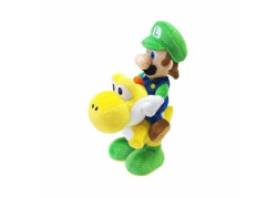 Super Mario Bros Luigi &amp; Yoshi pluche knuffel 22 cm