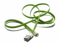 Boompods Cables Flatline Micro USB for Android, Green