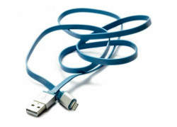 Boompods Cables Flatline Micro USB for Android, Blue