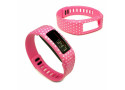 Tuff-Luv Bandje Voor Garmin Vivofit 1 en 2 Groot - Roze met Stippen