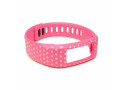 Tuff-Luv Bandje Voor Garmin Vivofit 1 en 2 Groot - Roze met Stippen