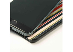 Alston Craig Slim-Shell Klassiek Origineel Leren Hoesje Voor Apple iPhone 6/6s - Zwart