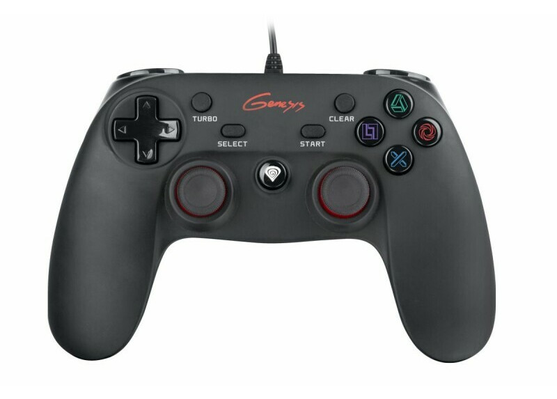 Genesis PS3/PC Wired Gamepad P65, black