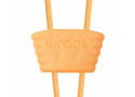 Wraps Classic Cloth Wrap in ear oordopje met microfoon en armband - Oranje