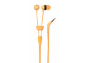 Wraps Classic Cloth Wrap in ear oordopje met microfoon en armband - Oranje