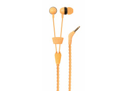 Wraps Classic Cloth Wrap in ear oordopje met microfoon en armband - Oranje