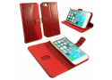 Tuff-LuvLeren Slim-Stand Portemonnee Hoesje Voor Iphone 6 Plus / 6s Plus - Rood