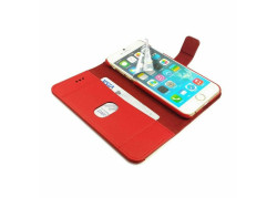 Tuff-LuvLeren Slim-Stand Portemonnee Hoesje Voor Iphone 6 Plus / 6s Plus - Rood