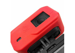 Tuff-Luv Silicone Gel hoes voor Garmin Virb X / XE Camera- Rood