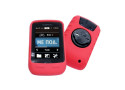 Tuff-Luv Silicone Gel bescherm hoes Garmin Edge touring / Edge touring Plus & screen protector Rood