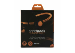 Boompods Sportbods Vision In-Ear Lichtgevende Sports Koptelefoon Oranje