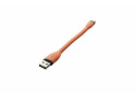 Boompods Flex - Micro USB Oplaad en Synchroniseer Kabel voor Android 12,5 CM Oranje