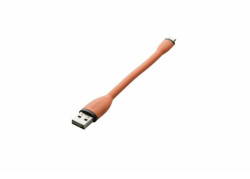 Boompods Flex - Micro USB Oplaad en Synchroniseer Kabel voor Android 12,5 CM Oranje